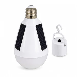 7w-os led napelemes, izzó kapcsolóval 230v + solar
