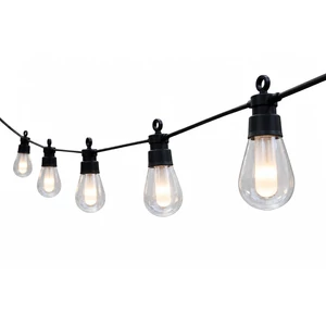 LED fényfüzér 24V 6,5m 10x LED 2700K könnycsepp alakú