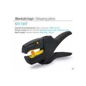 Stilo Blankoló fogó 0,08...10mm2 csupaszítás max. 6mm2 vágás