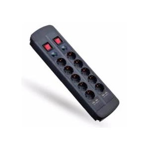 Stilo Túlfeszültségvédelmi elosztó 10-es kapcsolóval  4 X USB  1,4m vezetékkel