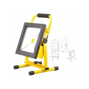 LED Reflektor akkumulátoros hordozható SLIM 30W 1800lm 12VDC IP65 4000K