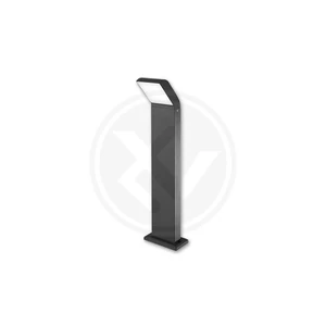 LED kerti lámpa 12W Clark 50cm álló fekete mozgásérzékelős