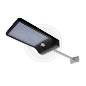 LED napelemes lámpa vékony 36xSMD mozgásérzékelő + tartó