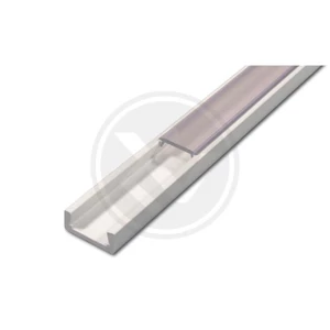 Pvc profil led szalaghoz 16x7 sima fehér 2m átlátszó fedél