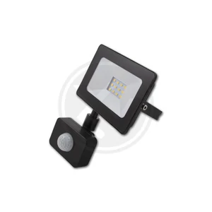 Smd tiga led reflektor 10w 4500k fekete pir