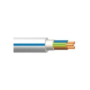 NYM-J 3x 1,5 NKT INSTAL PLUS szürke, kék csíkkal (100) 300/500V tömör installációs vezeték (MB-Cu, MBCu)