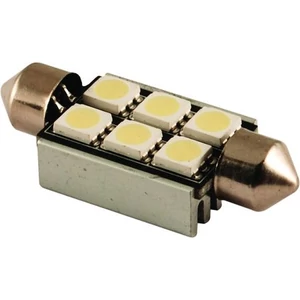 Autós led Sofita rendszám világítás, 6 led, 42 mm, 100 Lumen, Samsung chip, 1,5W, hideg fehér.