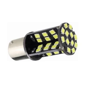 Autós led BA15S Canbus index, tolató, helyzetjelző világítás, 60 led, 5050 chip, 450 Lumen, 5W, hideg fehér.