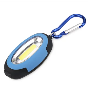 ELEMES LED KÉZI LÁMPA MÁGNESSEL ÉS KARABINERREL KÉK