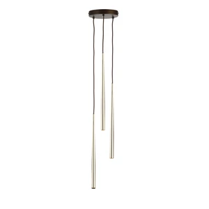 TK LIGHTING PENDANT PIANO 10117 3XG9 BLACK/GOLD