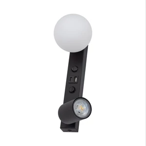 TK LIGHTING WALL LAMP+USB VOX 10152 GU10+G9 WH/BL