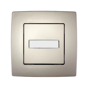 CITY DOOR BELL SWITCH WITH LIGHT CHAMPAGNE METALLI