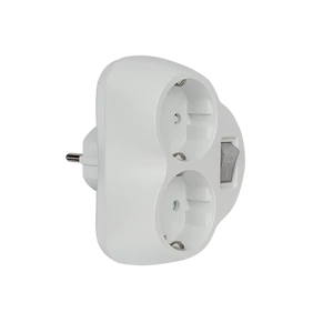ADAPTER DUPLA FEHÉR KULCCSAL