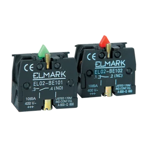 SEGÉDÉRINTKEZŐ EL02-BE 102 1NC PIROS