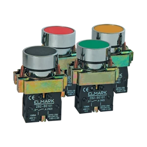 NYOMÓGOMB EL2-BP 42 NC PIROS IP65