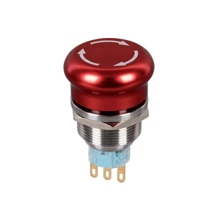 BUTTON MUSHROOM TYPE EL-2211T 1NO+1NC IP65 RED