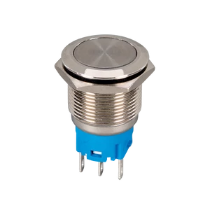 NYOMÓGOMB EL-2211F 1NO+1NC IP65
