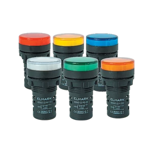 LED JELZŐLÁMPA AD56D-22-Y-24 SÁRGA 22mm 24V AC/DC
