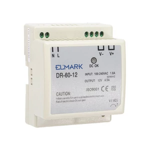 DR-60-12 POWER SUPPLY 12V OUTPUT VOLTAGE 60W