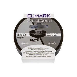 INSULATING TAPE 10mx19mm BLACK