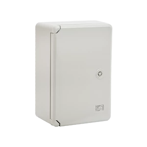 PLASTIC BOARD ABS 350x250x150 GREY DOOR