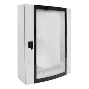 METAL DISTR. BOARD ELOX 60/60/20 TEMP. GLASS, IP55