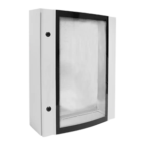 METAL DISTR. BOARD ELOX 65/45/15 TEMP. GLASS, IP55