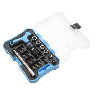 18PCS RATCHET WRENCH AND SCREWDRIVER SET CRV