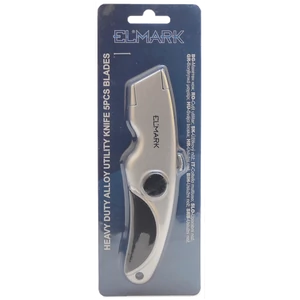 HEAVY DUTY ZINC ALLOY UTILITY KNIFE 5PCS BLADES
