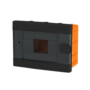 PLASTIC BOX FOR FLUSH MNT. 6 WAY (2-6), BLACK
