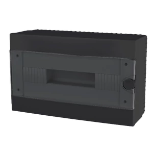 PLASTIC BOX FOR SURFACE MNT. 16 WAY (1X16), BLACK