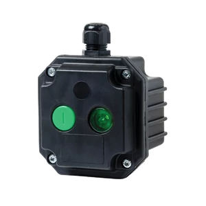 BOX PL- 1 START/1 LIGHT INDIC. WHIT 1 ENTRY, IP65