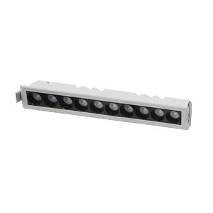 RECESSED LINEAR LIGHT EL-05 10W 3000K, WHITE &amp;amp; BLACK