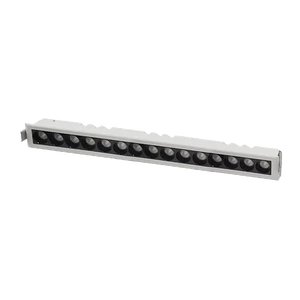 RECESSED LINEAR LIGHT EL-05 20W 3000K, WHITE &amp;amp; BLACK+EMERGENCY KIT