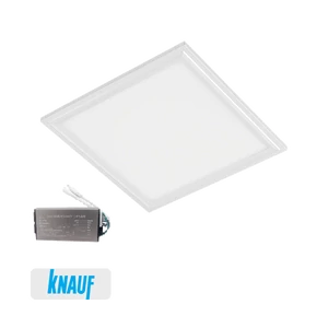 GIPSZKARTON LED PANEL 40W 4000K 595x595mm FEHÉR , IP54+SÜRGŐSSÉGI KÉSZLETTEL