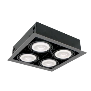LED KIEMELŐVILÁGÍTÁS QUAD410 10W 4XE27 4000K SÖTÉT SZÜRKE