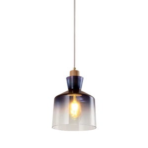 ALMA FÜGGESZTÉK 1XE27 KÉK/FA