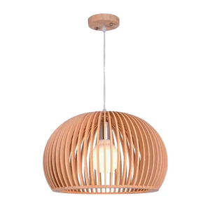 BAMBOO PENDANT 1xE27 WOOD