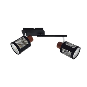 DELIA SPOT 2XE27 FEKETE