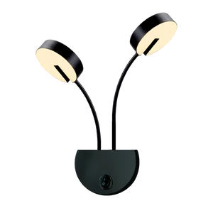 SENSO LED WALL LAMP 17W 3000K MATTE BLACK