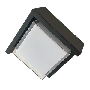 Led kültéri homlokzati 10W 4000K IP44 Fekete