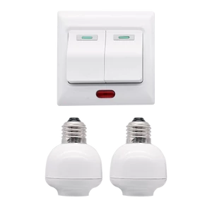 RF REMOTE CONTROL SWITCH TWO CHANNELS +2XE27
