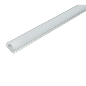 ELM718/1 ALUMINIUM PROFIL LED SZALAGHOZ, MATT TAKARÓPROFIL, FELÜLETRE SZERELHETŐ 2M