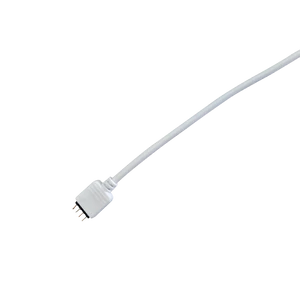 4PIN CSATLAKOZÓ 20 CM-ES KÁBELLEL, NŐ, FEHÉR