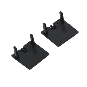 EL-28ECCR END CAP FOR PROFILE EL-28CR BLACK, SET