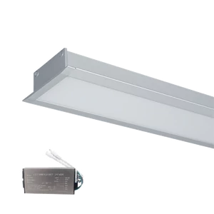 LED PROFIL SÜLLYESZTETT SZERELÉSŰ S48 12W 4000K 600MM SZÜRKE+SÜRGŐSSÉGI KÉSZLETTEL