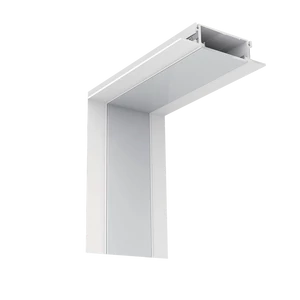 BELSŐ SAROKELEM S48 LED PROFILHOZ FEHÉR SÜLLYESZTETT 
