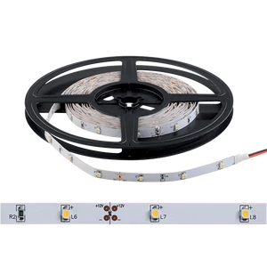 LED150(12/DC,IP20)-BLUE/5m, white PCB
