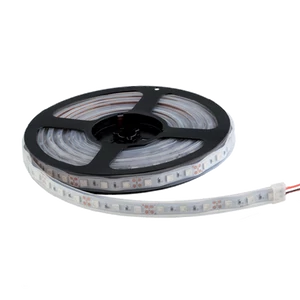 LED300-5050(12/DC,IP67)-RED/5m, tube, white PCB