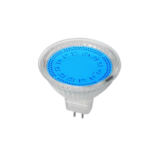 LED LÁMPA MR16 SMD2835 3W G5,3 12V 3000K KÉK